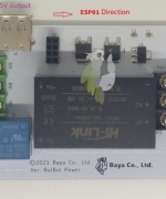 [織夢鳥] 專題實驗 ESP01/S支援Arduino DIY智慧插座 IOT AC USB 5V2A足瓦雙控電源模組